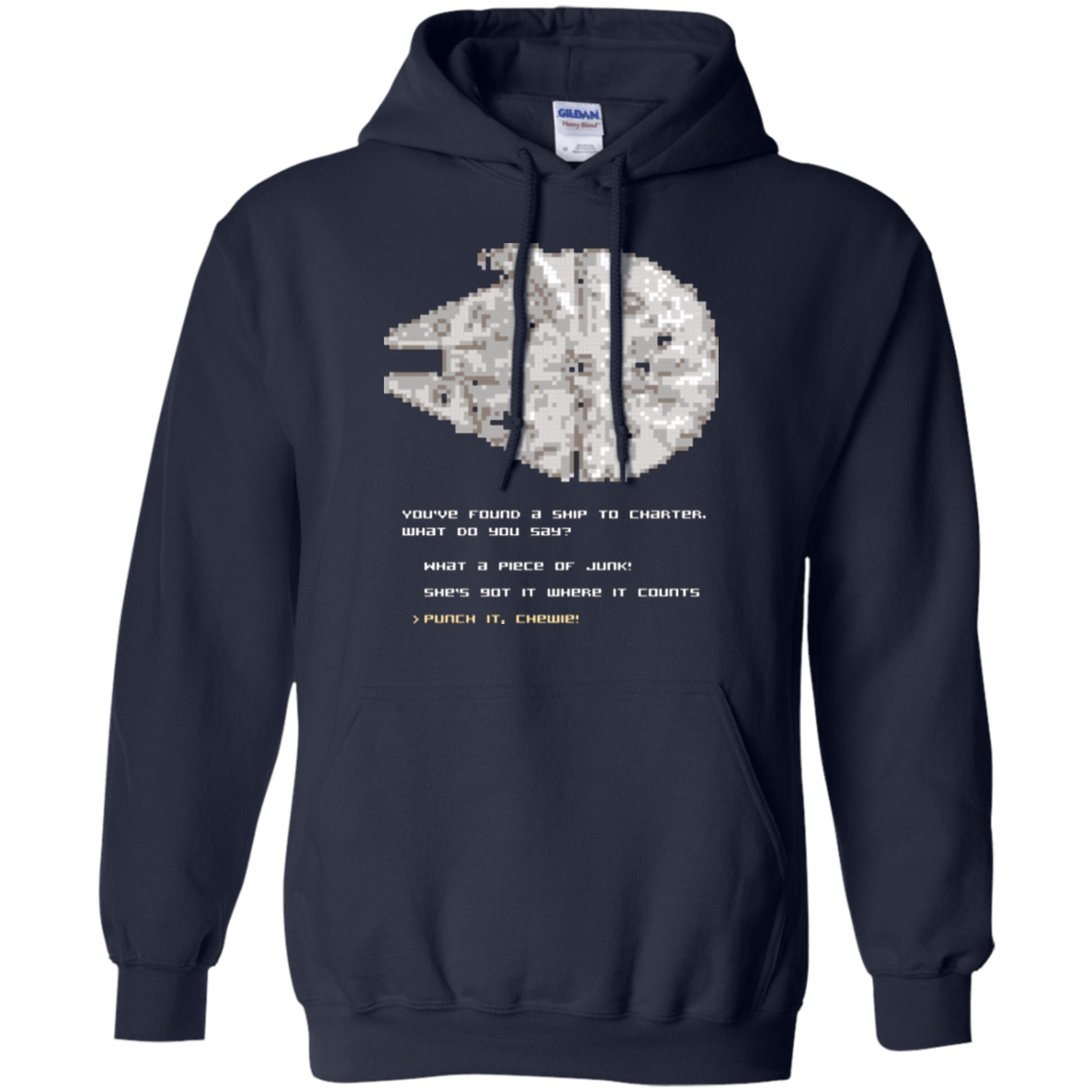 Sweatshirts Navy / Small 8-Bit Charter Pullover Hoodie