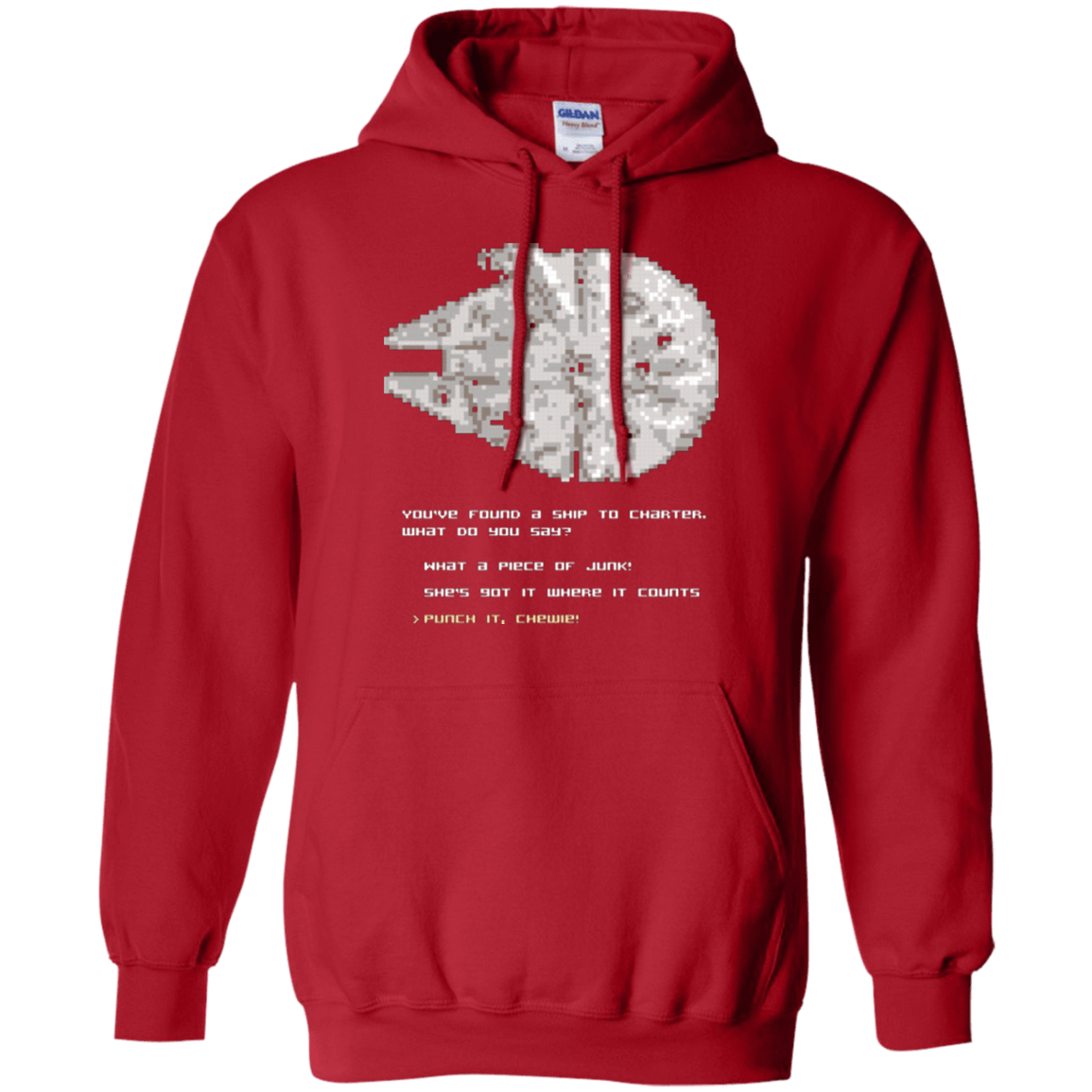 Sweatshirts Red / Small 8-Bit Charter Pullover Hoodie