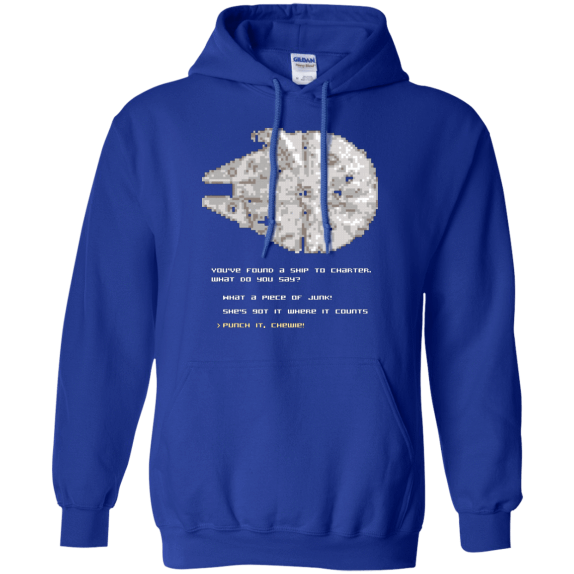 Sweatshirts Royal / Small 8-Bit Charter Pullover Hoodie