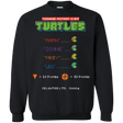 Sweatshirts Black / Small 8 Bit Turtles Crewneck Sweatshirt