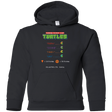 Sweatshirts Black / YS 8 Bit Turtles Youth Hoodie