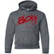 Sweatshirts Dark Heather / YS 80s 300 Youth Hoodie