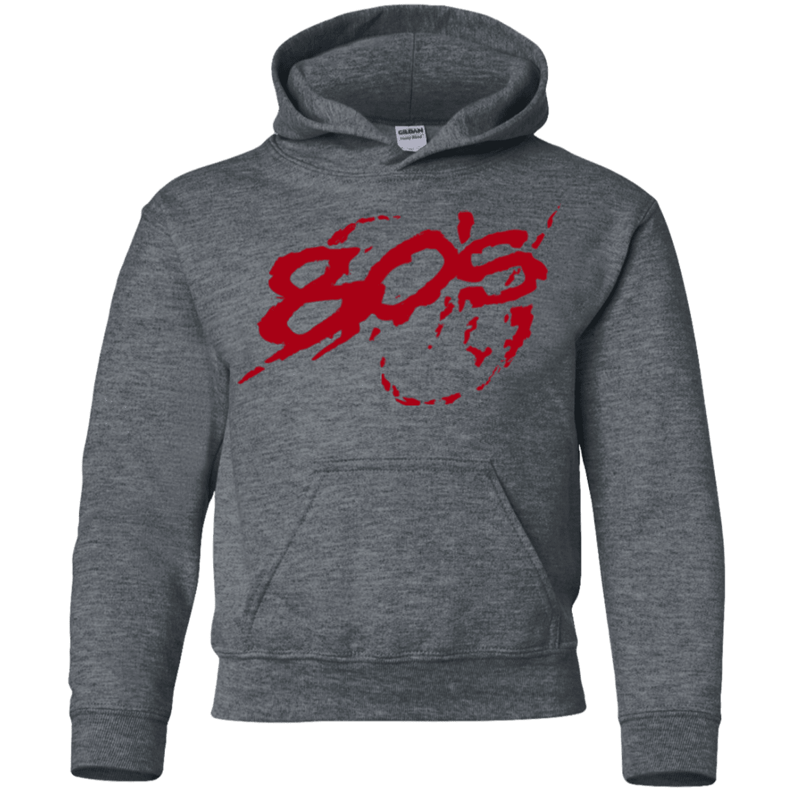 Sweatshirts Dark Heather / YS 80s 300 Youth Hoodie