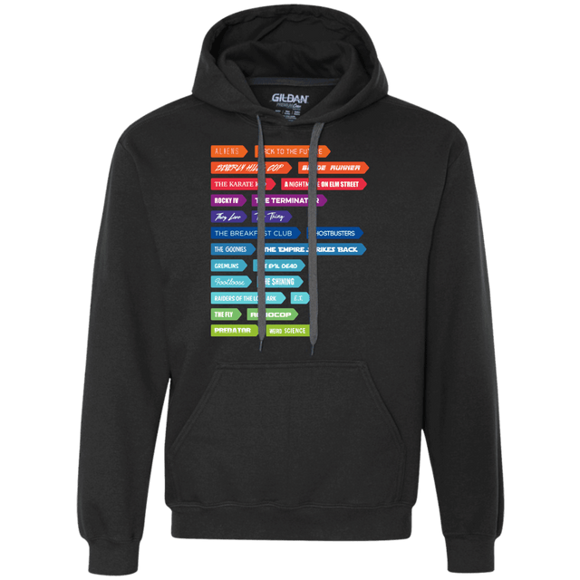 Sweatshirts Black / S 80s Classics Premium Fleece Hoodie