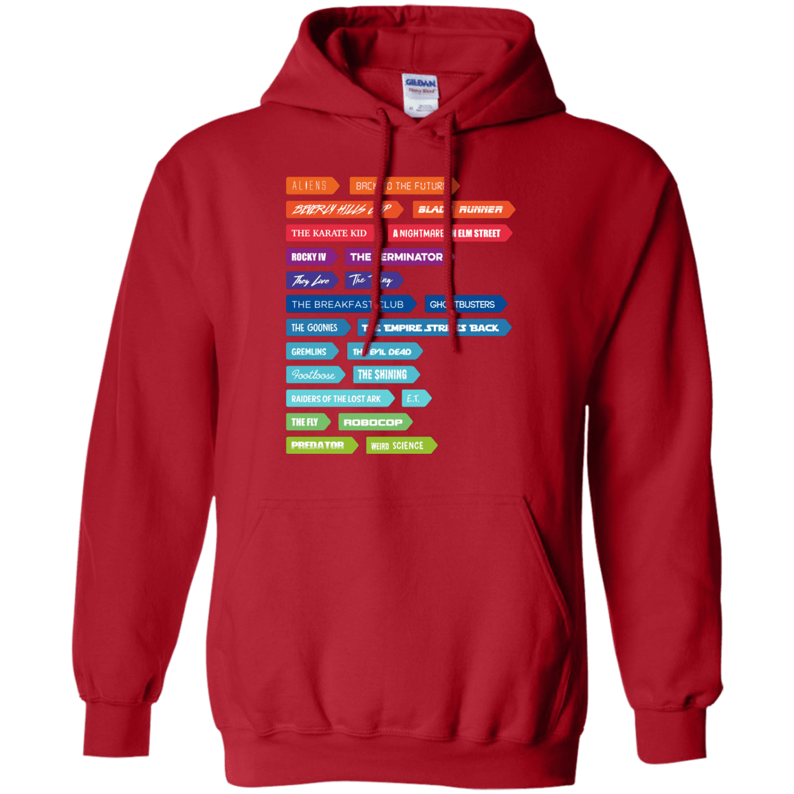 Sweatshirts Red / S 80s Classics Pullover Hoodie