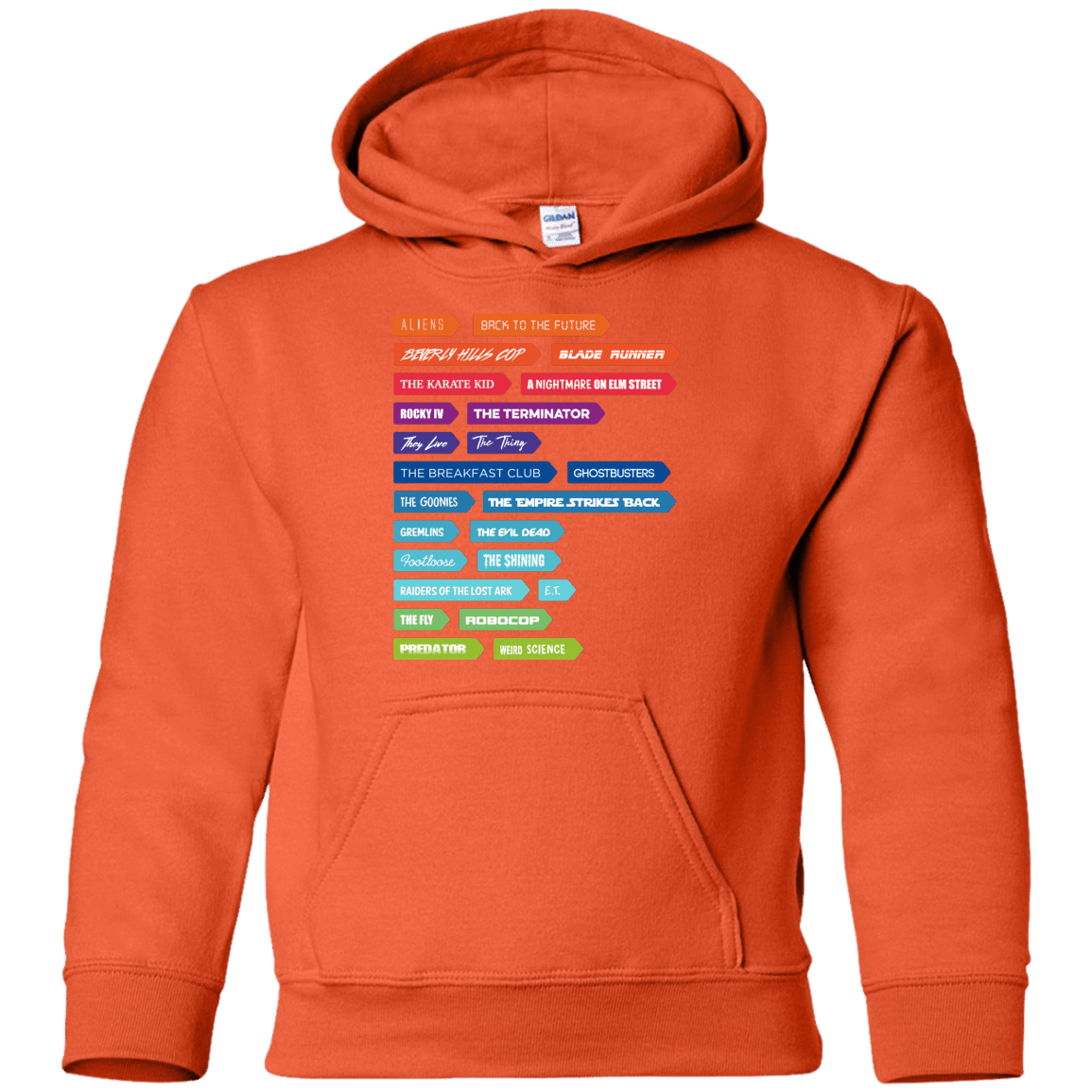 Sweatshirts Orange / YS 80s Classics Youth Hoodie