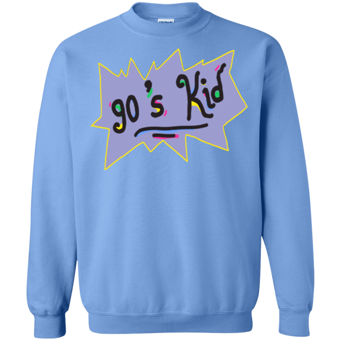 Sweatshirts Carolina Blue / Small 90's Kid Crewneck Sweatshirt