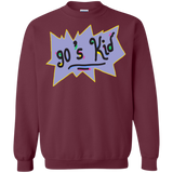 Sweatshirts Maroon / Small 90's Kid Crewneck Sweatshirt