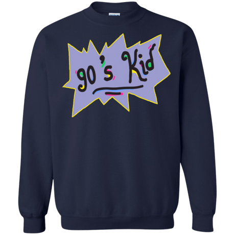 Sweatshirts Navy / Small 90's Kid Crewneck Sweatshirt