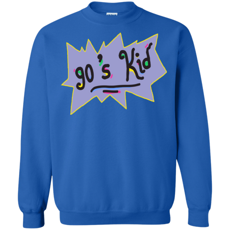 Sweatshirts Royal / Small 90's Kid Crewneck Sweatshirt