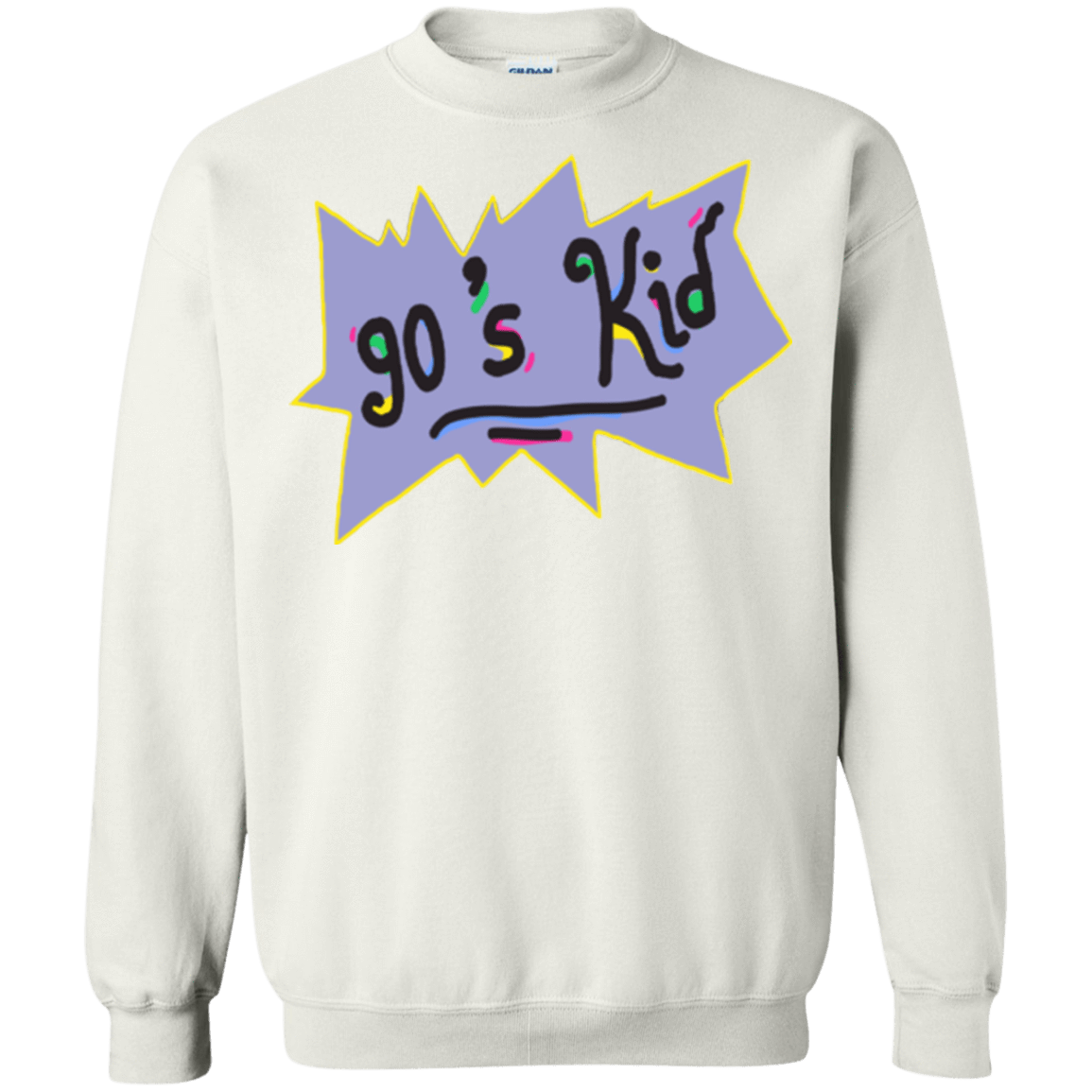 Sweatshirts White / Small 90's Kid Crewneck Sweatshirt