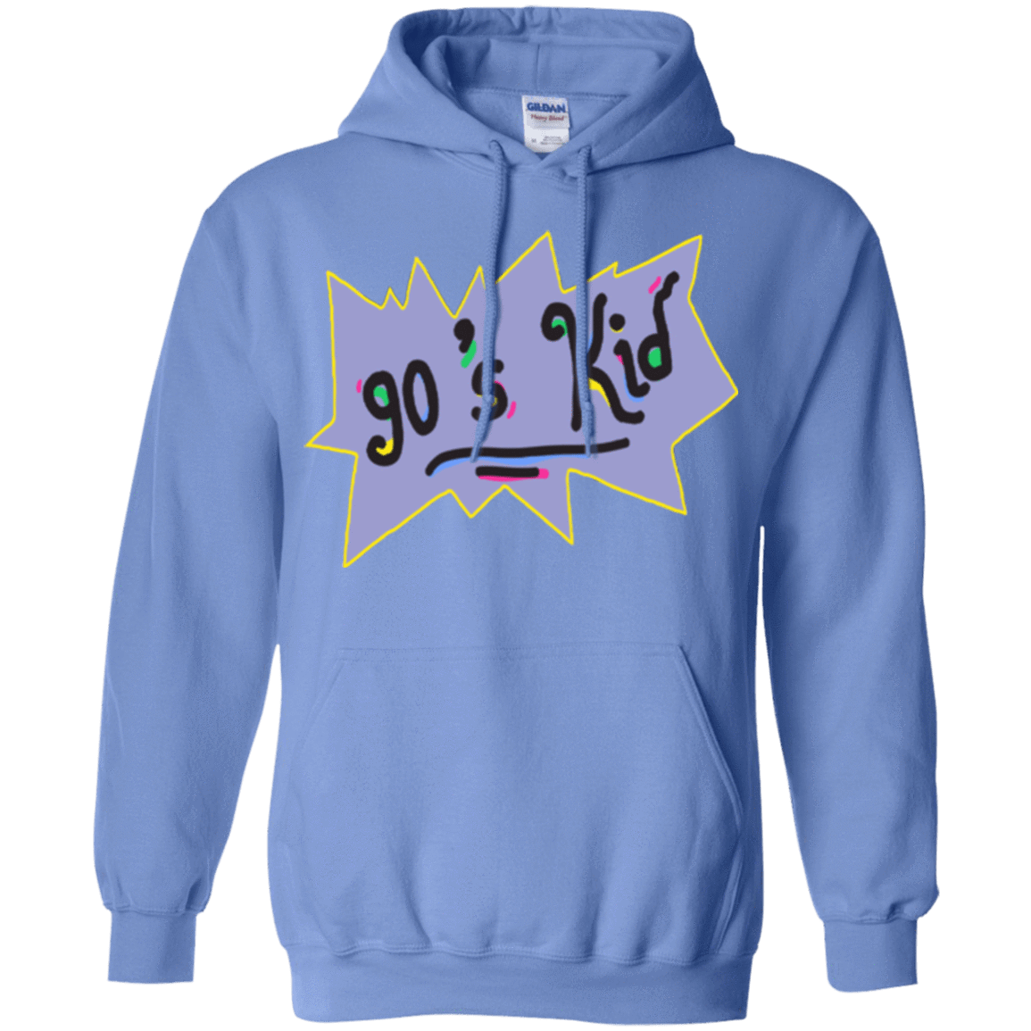 Sweatshirts Carolina Blue / Small 90's Kid Pullover Hoodie