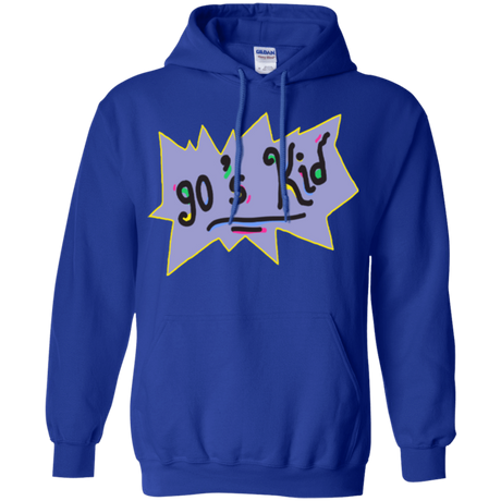 Sweatshirts Royal / Small 90's Kid Pullover Hoodie