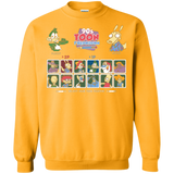 Sweatshirts Gold / Small 90s Toon Throwdown Crewneck Sweatshirt