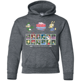 Sweatshirts Dark Heather / YS 90s Toon Throwdown Youth Hoodie