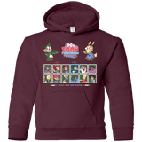 Sweatshirts Maroon / YS 90s Toon Throwdown Youth Hoodie