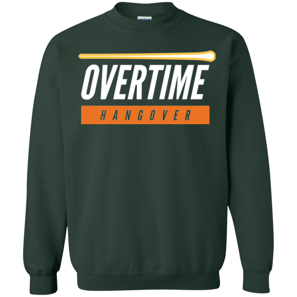 Sweatshirts Forest Green / Small 99 Percent Hangover Crewneck Sweatshirt