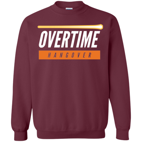 Sweatshirts Maroon / Small 99 Percent Hangover Crewneck Sweatshirt