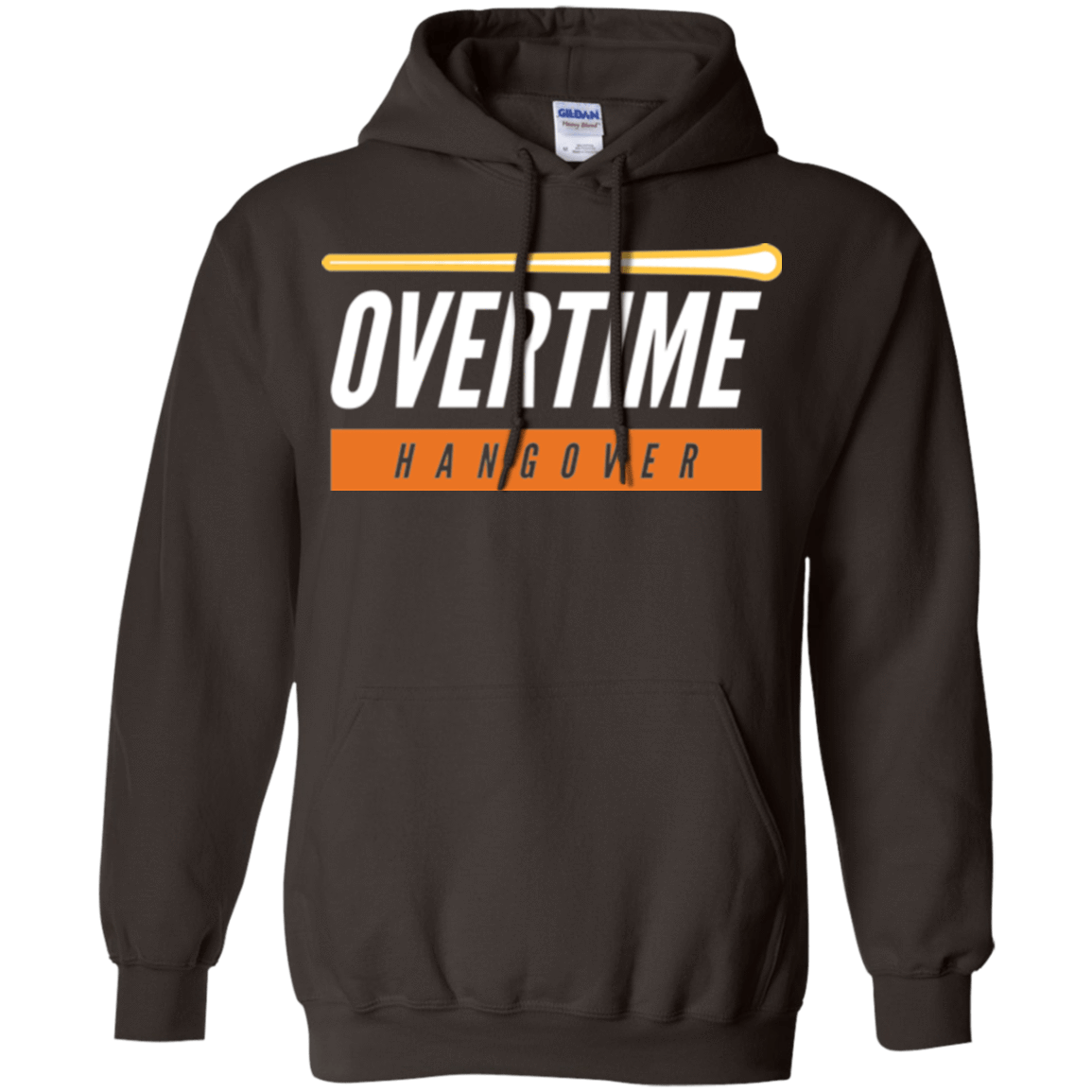 Sweatshirts Dark Chocolate / Small 99 Percent Hangover Pullover Hoodie