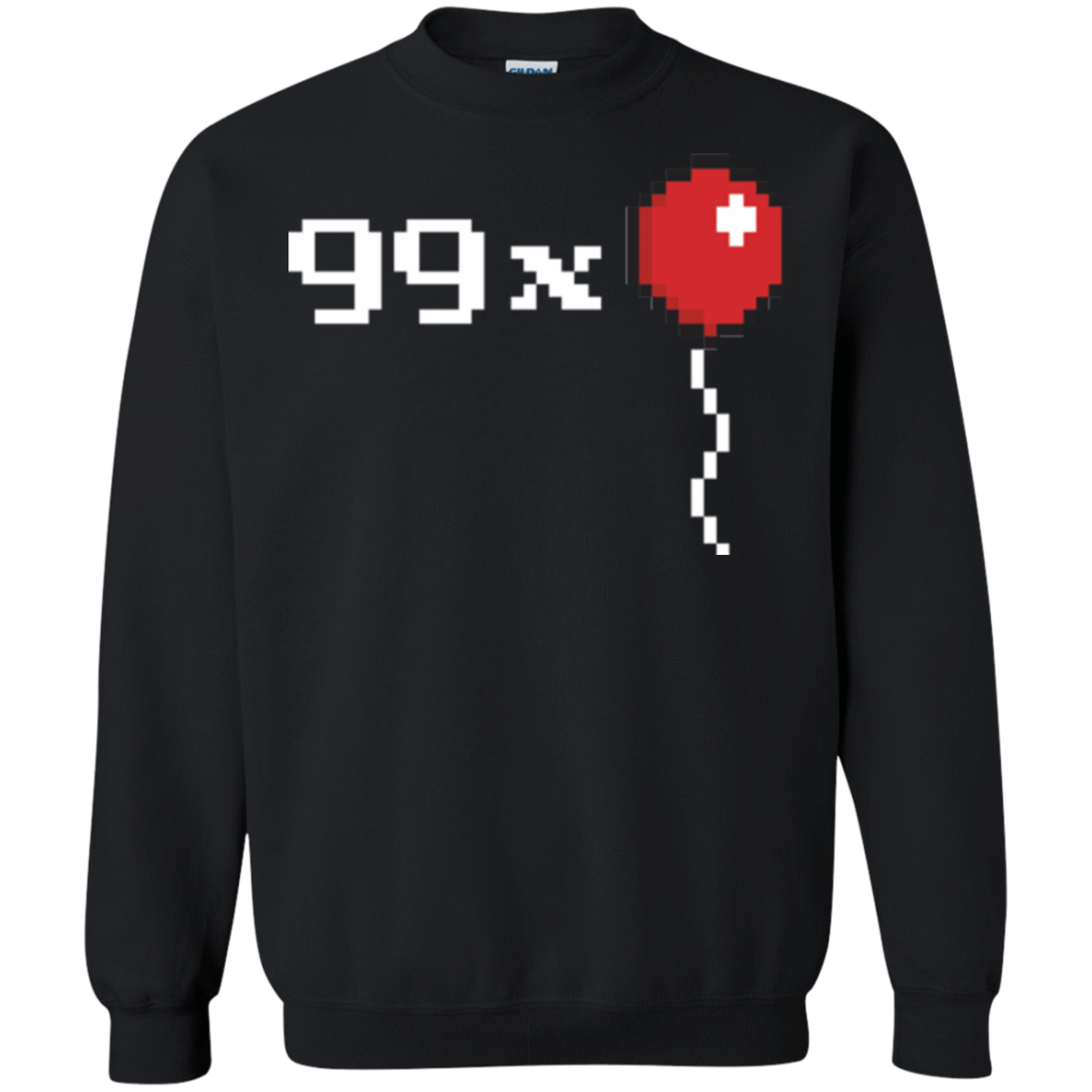 Sweatshirts Black / Small 99x Balloon Crewneck Sweatshirt