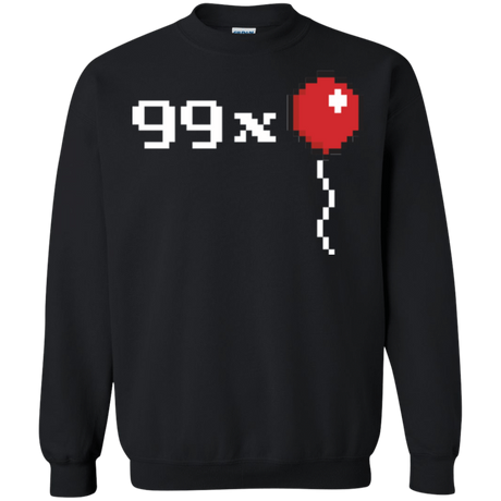 Sweatshirts Black / Small 99x Balloon Crewneck Sweatshirt