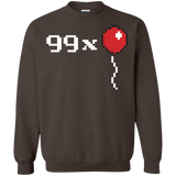 Sweatshirts Dark Chocolate / Small 99x Balloon Crewneck Sweatshirt