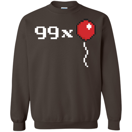Sweatshirts Dark Chocolate / Small 99x Balloon Crewneck Sweatshirt