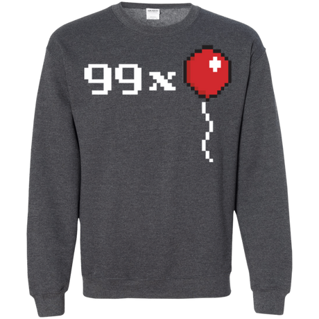 Sweatshirts Dark Heather / Small 99x Balloon Crewneck Sweatshirt