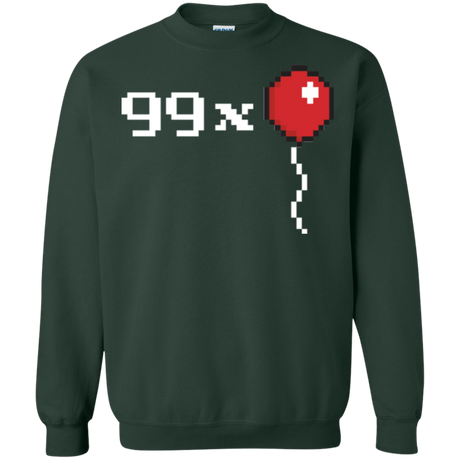 Sweatshirts Forest Green / Small 99x Balloon Crewneck Sweatshirt