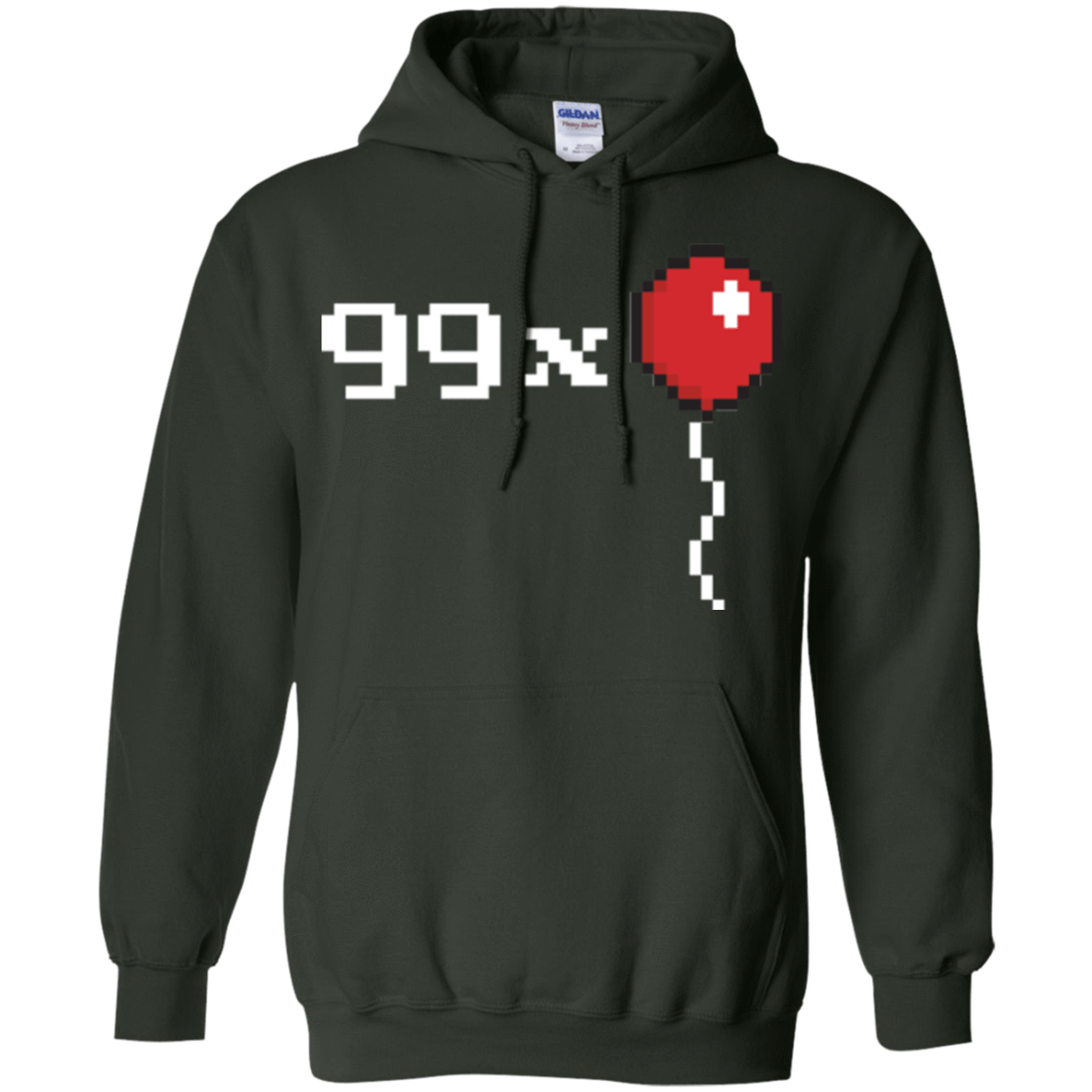 Sweatshirts Forest Green / Small 99x Balloon Pullover Hoodie