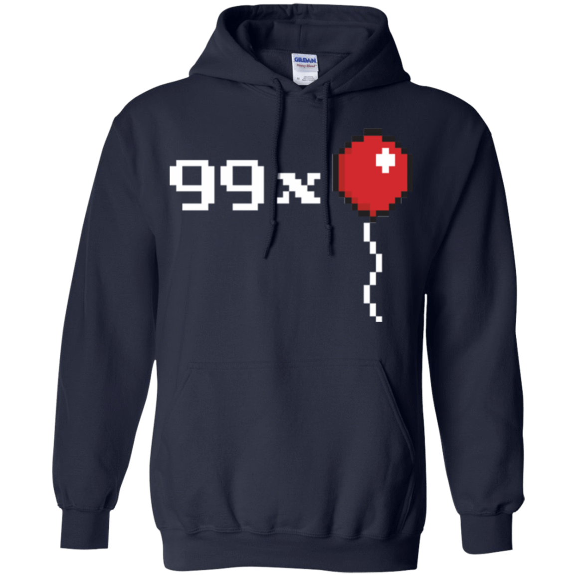 Sweatshirts Navy / Small 99x Balloon Pullover Hoodie