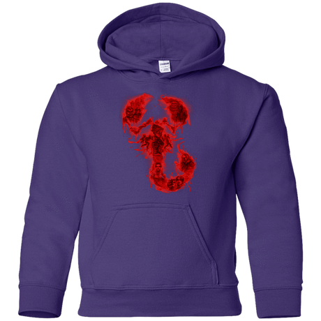 Sweatshirts Purple / YS A Dreadful Symbol Youth Hoodie