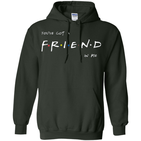 Sweatshirts Forest Green / Small A Friend In Me Pullover Hoodie
