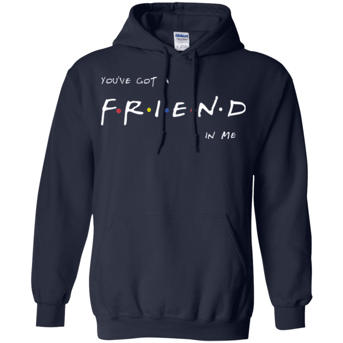 Sweatshirts Navy / Small A Friend In Me Pullover Hoodie