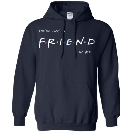 Sweatshirts Navy / Small A Friend In Me Pullover Hoodie