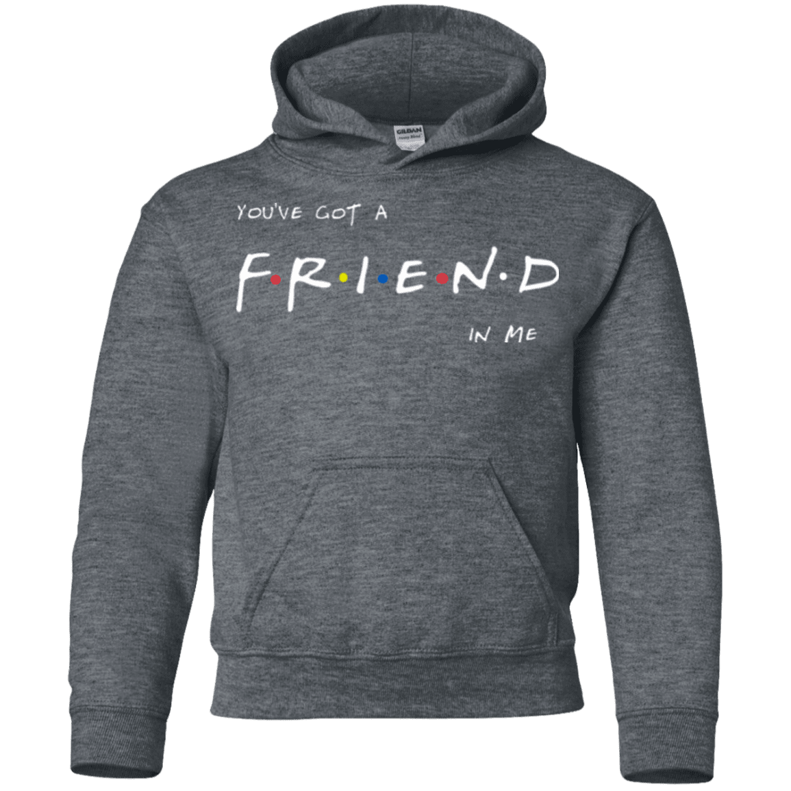 Sweatshirts Dark Heather / YS A Friend In Me Youth Hoodie