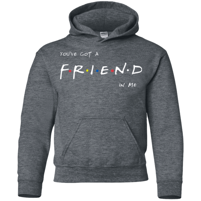 Sweatshirts Dark Heather / YS A Friend In Me Youth Hoodie