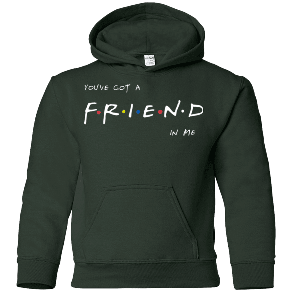 Sweatshirts Forest Green / YS A Friend In Me Youth Hoodie