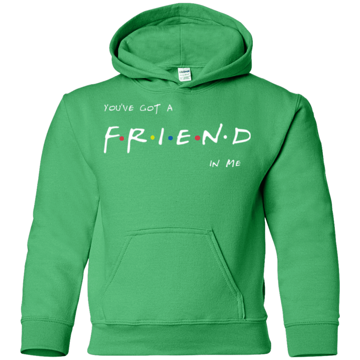 Sweatshirts Irish Green / YS A Friend In Me Youth Hoodie