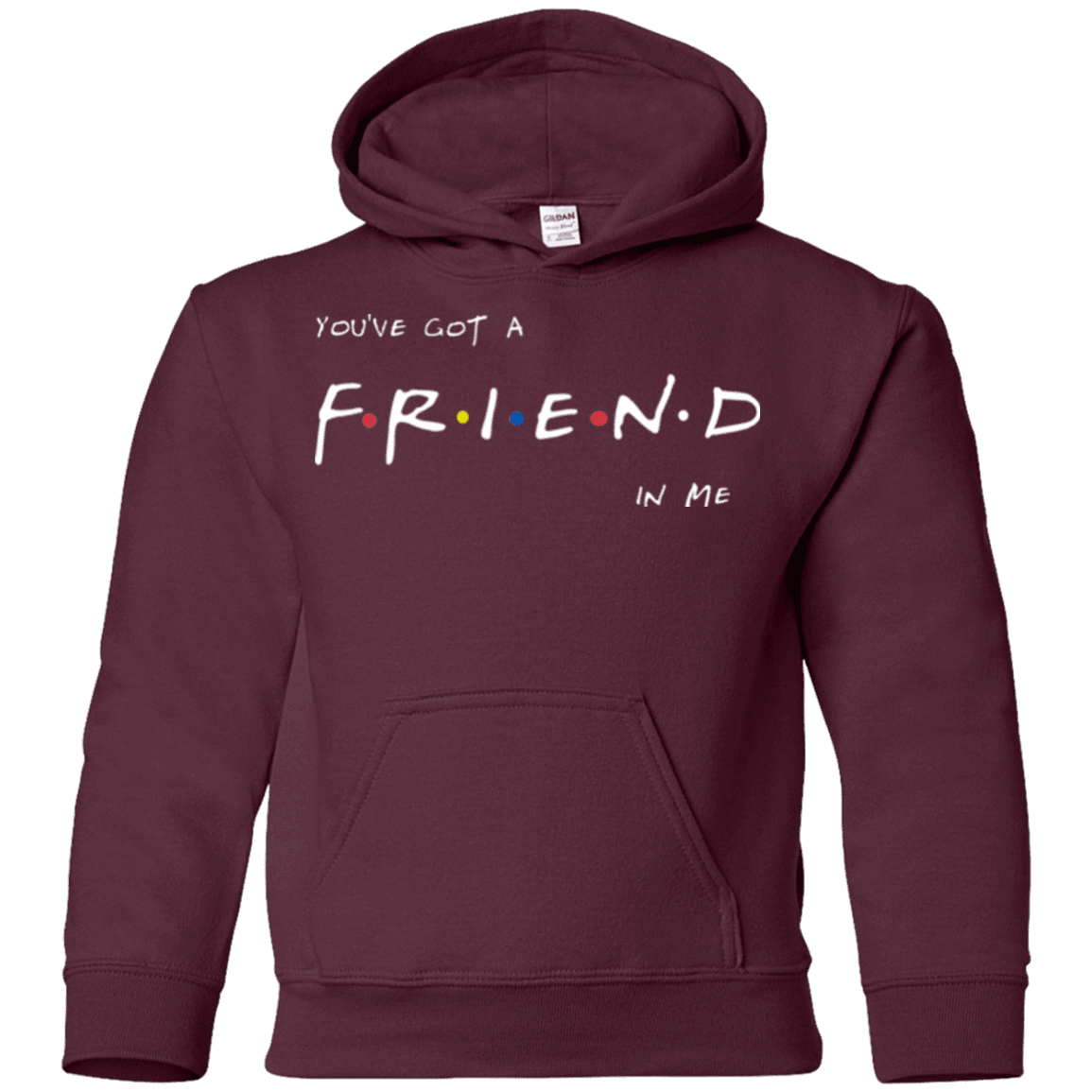 Sweatshirts Maroon / YS A Friend In Me Youth Hoodie