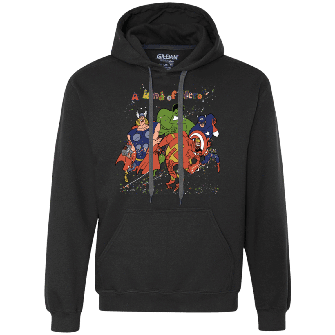 Sweatshirts Black / S A kind of heroes Premium Fleece Hoodie