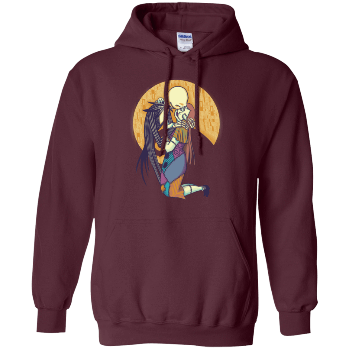 Sweatshirts Maroon / Small A Kiss Before Christmas Pullover Hoodie