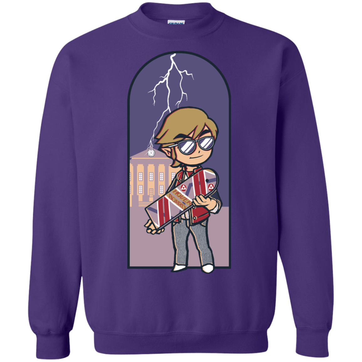 Sweatshirts Purple / Small A Link to The Future Crewneck Sweatshirt