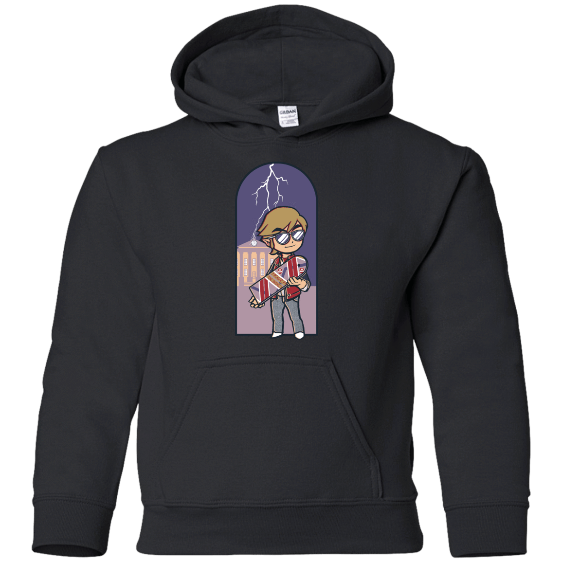 Sweatshirts Black / YS A Link to The Future Youth Hoodie