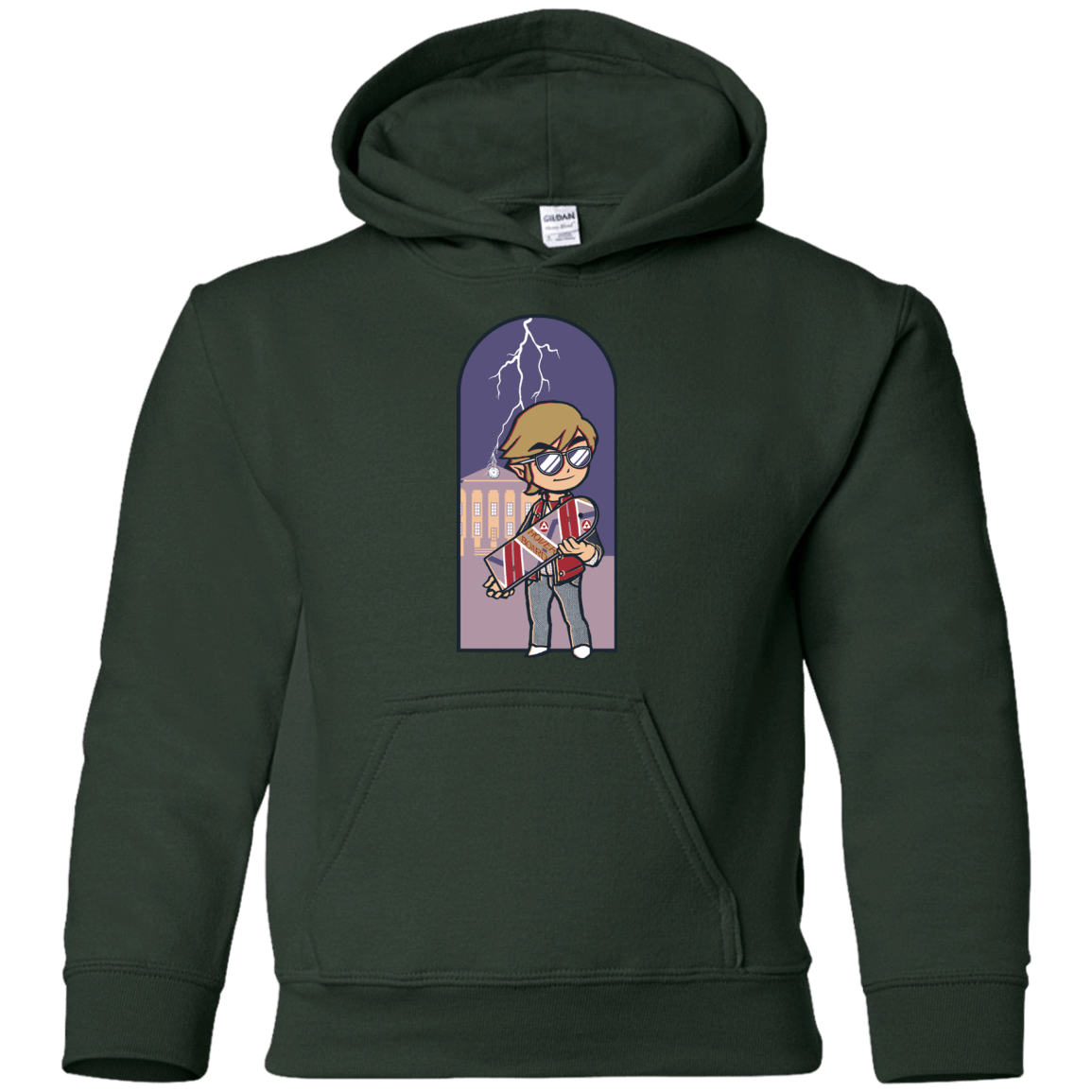 Sweatshirts Forest Green / YS A Link to The Future Youth Hoodie