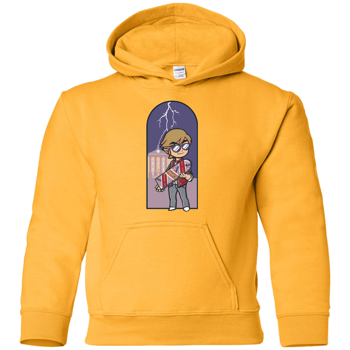 Sweatshirts Gold / YS A Link to The Future Youth Hoodie
