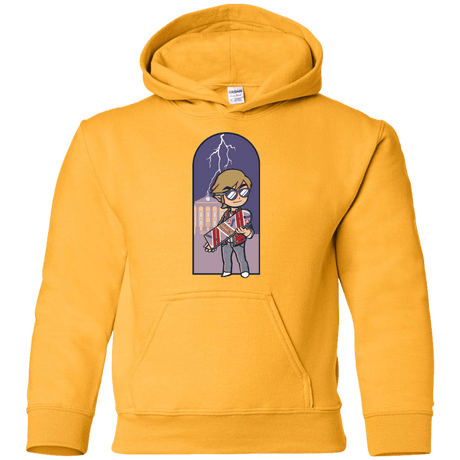 Sweatshirts Gold / YS A Link to The Future Youth Hoodie