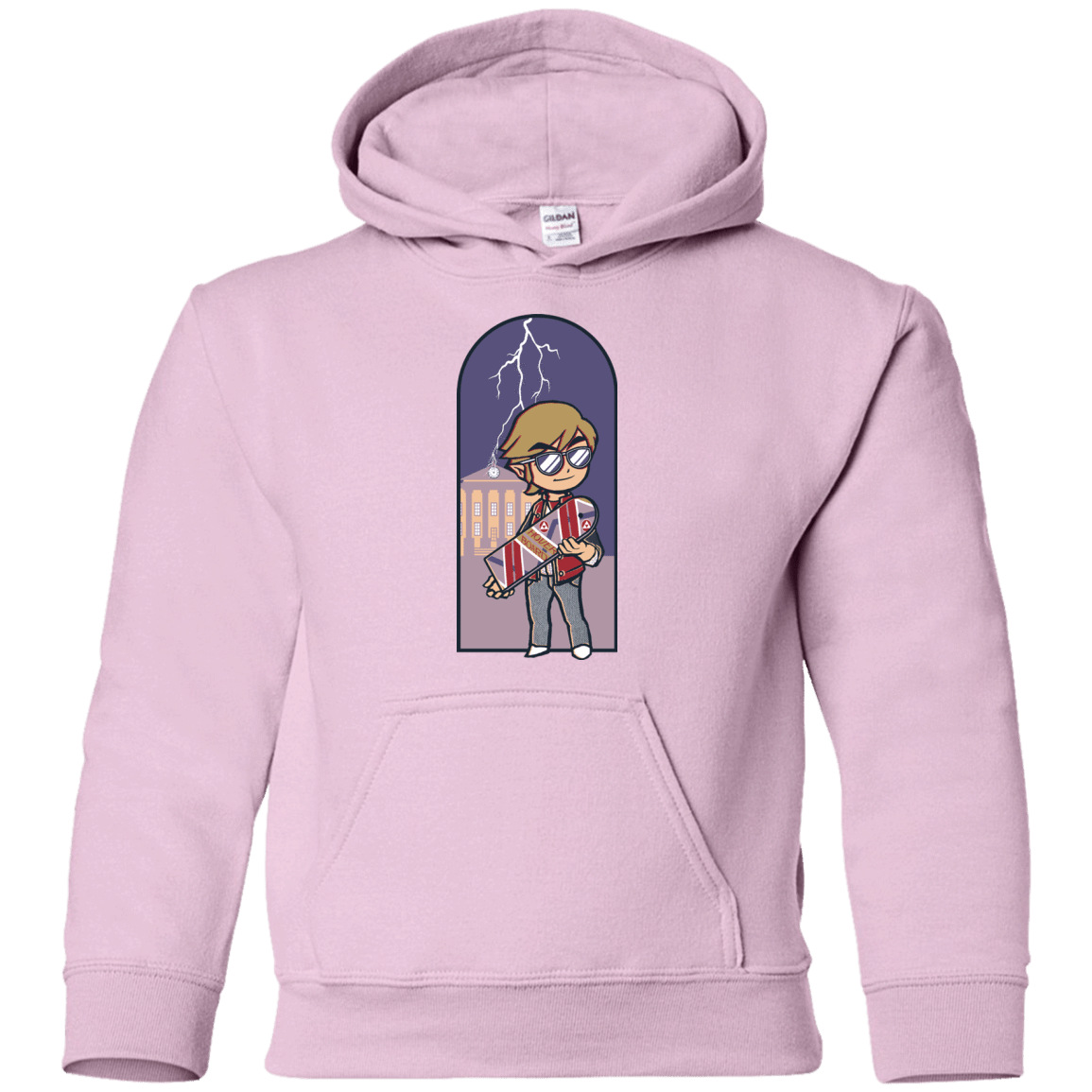 Sweatshirts Light Pink / YS A Link to The Future Youth Hoodie