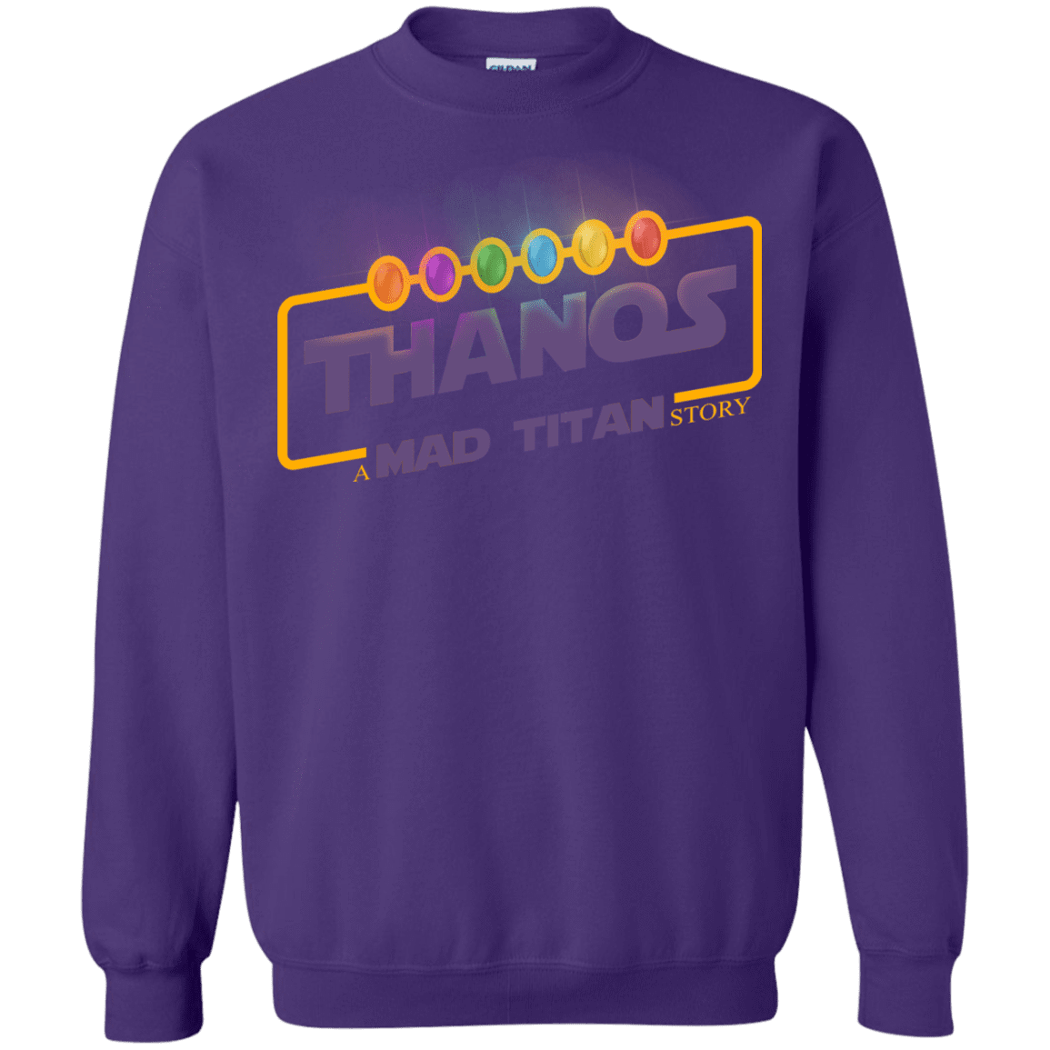 Sweatshirts Purple / S A Mad Titan Story Crewneck Sweatshirt