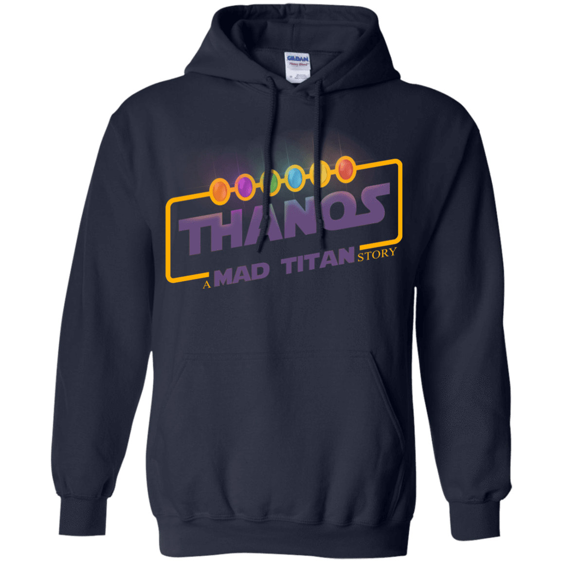 Sweatshirts Navy / S A Mad Titan Story Pullover Hoodie